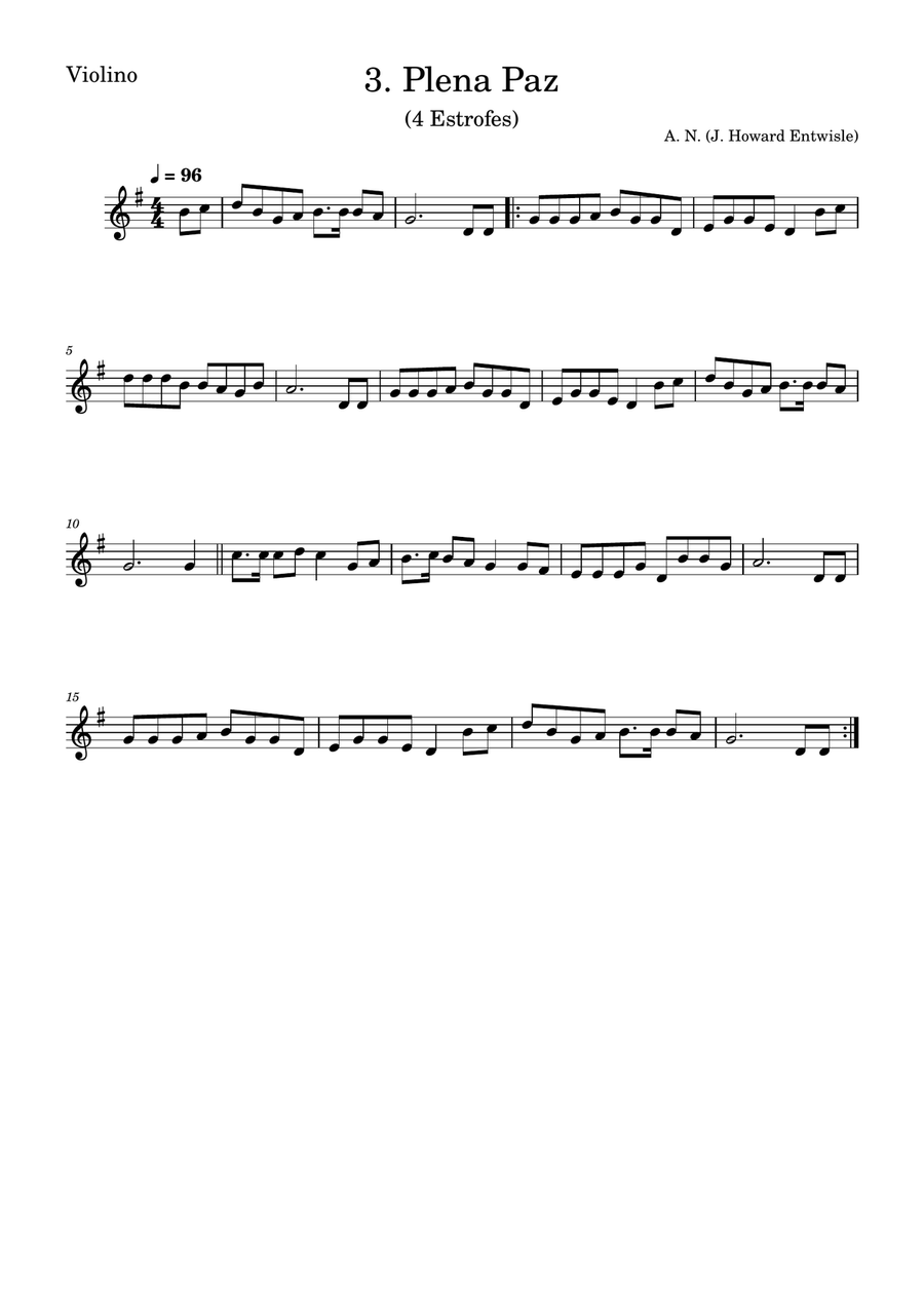 Plena Paz Plena Paz Violin Solo scores gallery preview page 1