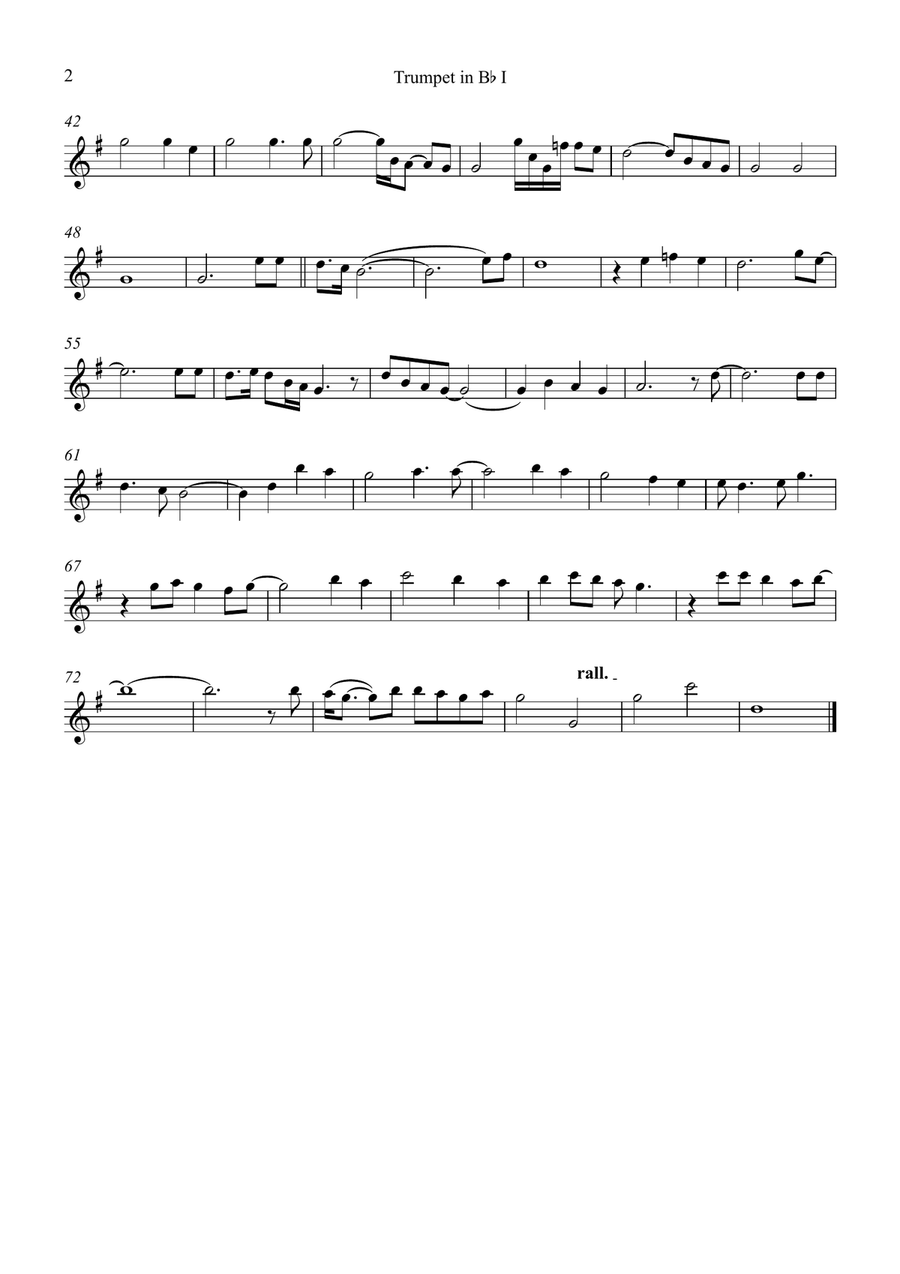 Bridge Over Troubled Water Brass Quartet scores gallery preview page 6