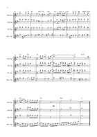 Bridge Over Troubled Water Saxophone Quartet scores gallery preview page 4