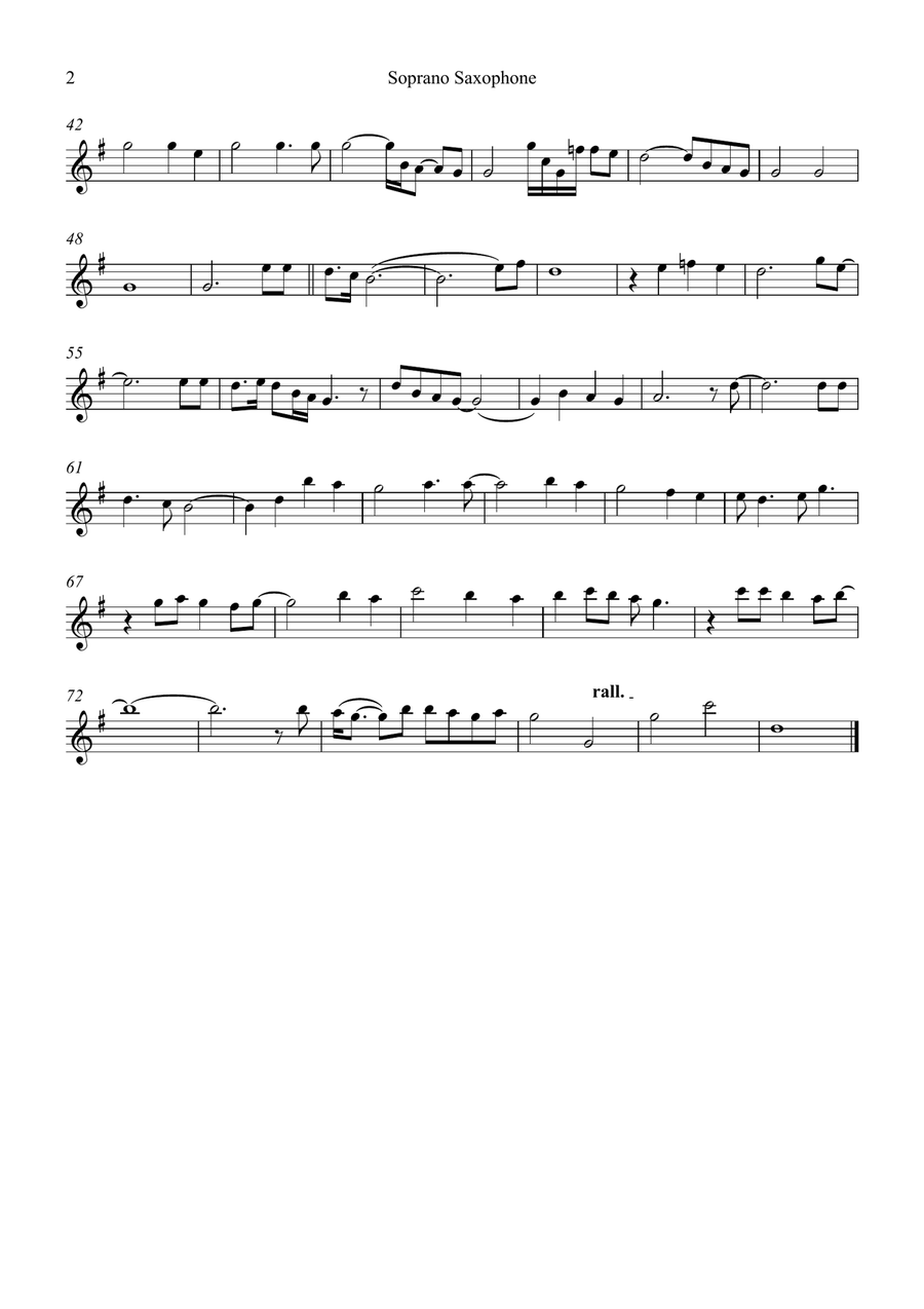 Bridge Over Troubled Water Saxophone Quartet scores gallery preview page 6