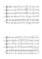 Bridge Over Troubled Water Saxophone Quartet scores gallery preview page 3