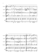 Bridge Over Troubled Water Saxophone Quartet scores gallery preview page 4