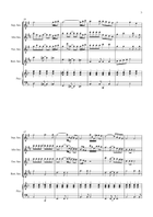 Bridge Over Troubled Water Saxophone Quartet scores gallery preview page 5