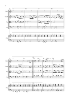 Bridge Over Troubled Water String Quartet scores gallery preview page 4