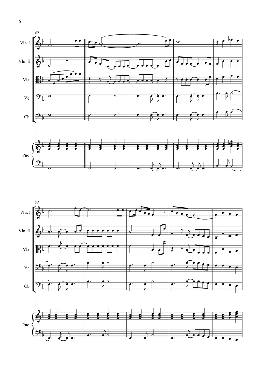 Bridge Over Troubled Water String Quintet scores gallery preview page 6