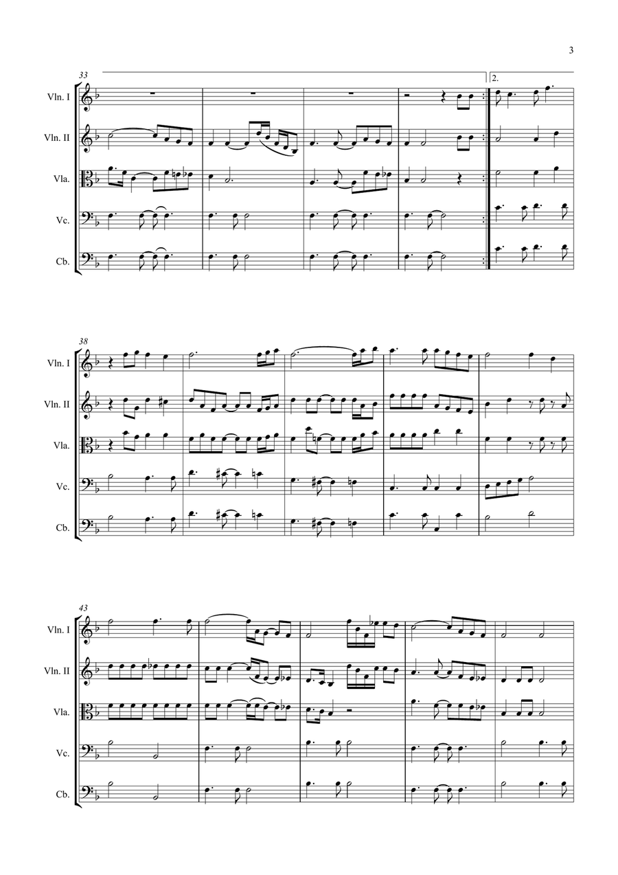 Bridge Over Troubled Water String Quintet scores gallery preview page 3