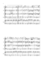 Bridge Over Troubled Water Woodwind Quartet scores gallery preview page 4