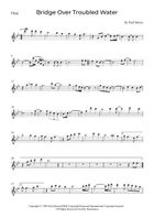 Bridge Over Troubled Water Woodwind Quartet scores gallery preview page 5