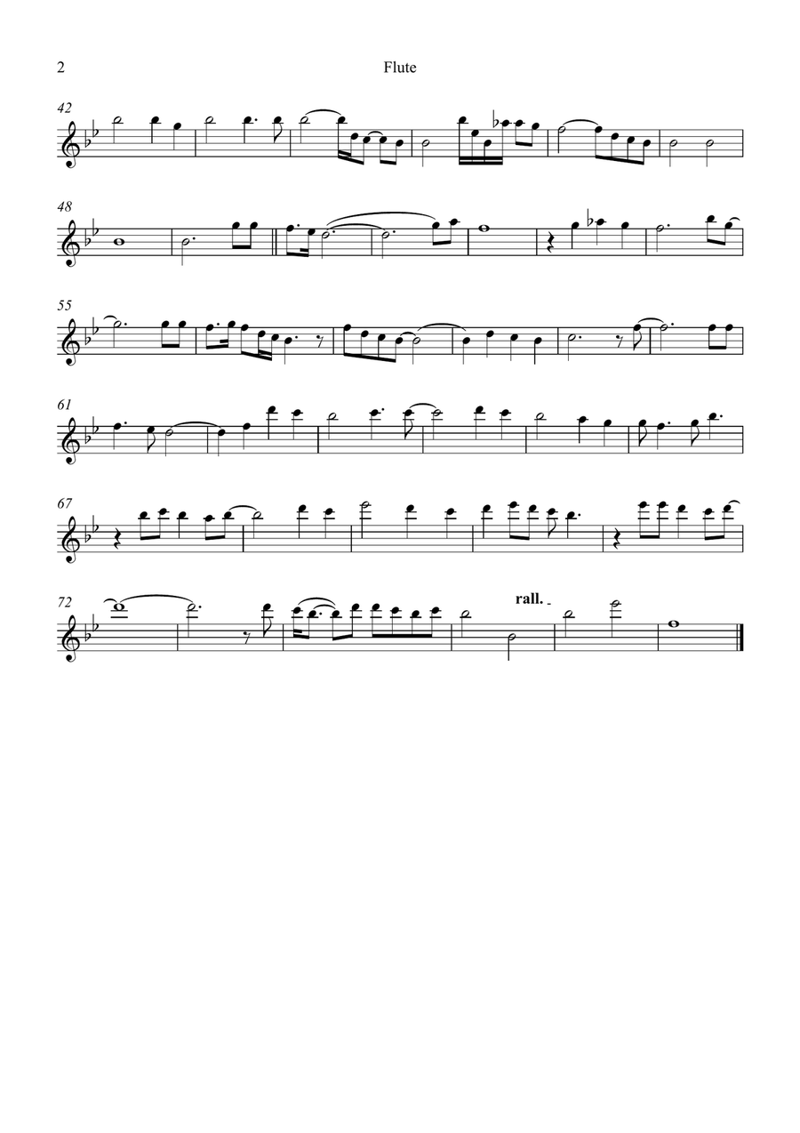 Bridge Over Troubled Water Woodwind Quartet scores gallery preview page 6