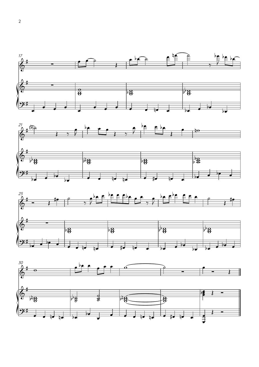 The Pink Panther The Pink Panther Flute Solo scores gallery preview page 2