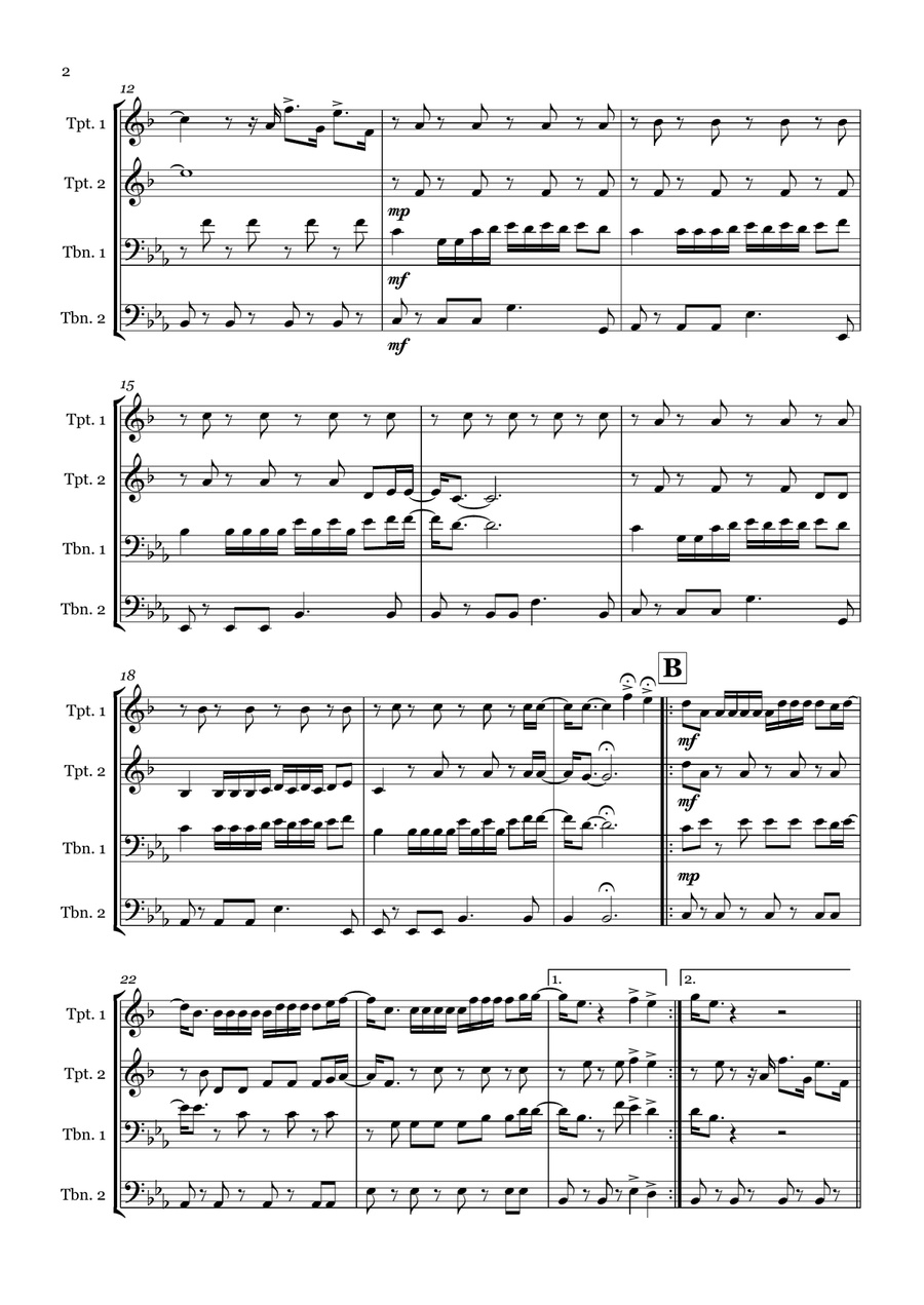 Despacito Despacito Brass Quartet scores gallery preview page 2