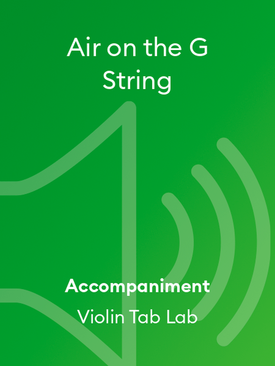 Air on the G String Air on the G String Chamber Music scores gallery preview page 1