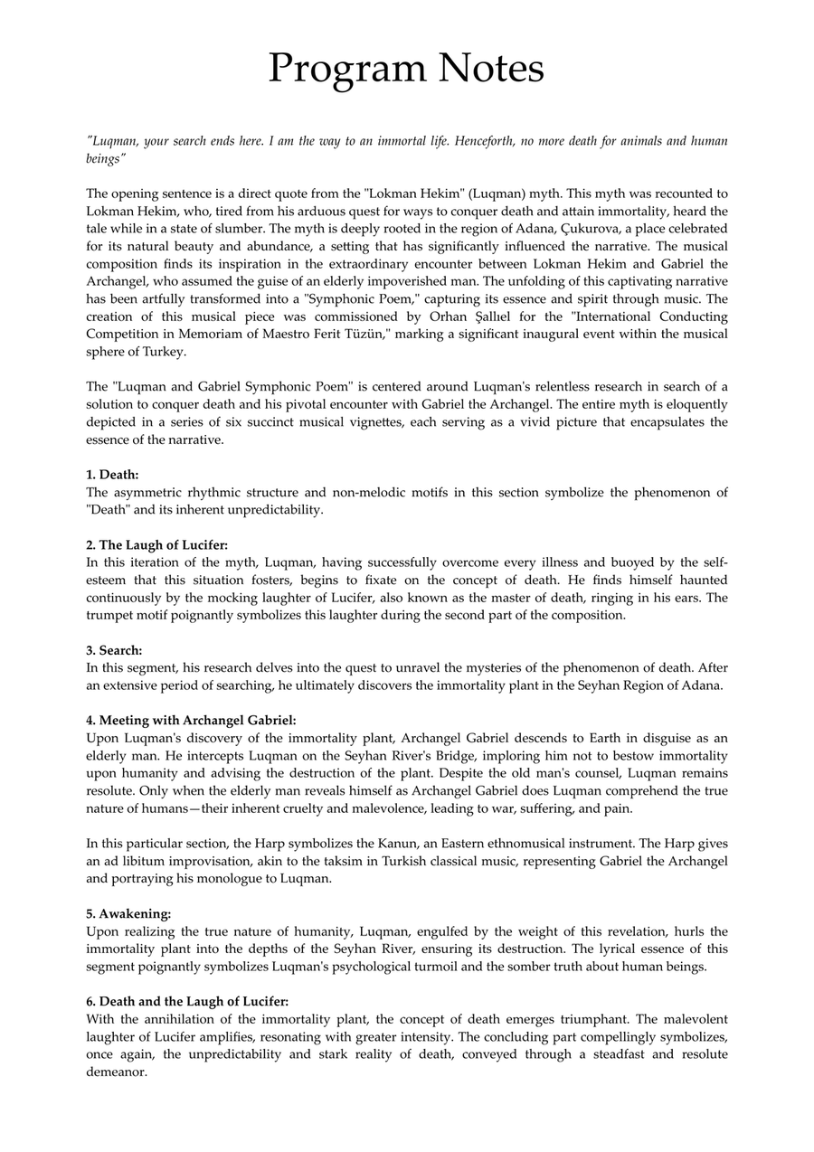 Luqman e Gabriele - A Symphonic Poem Full Orchestra scores gallery preview page 2