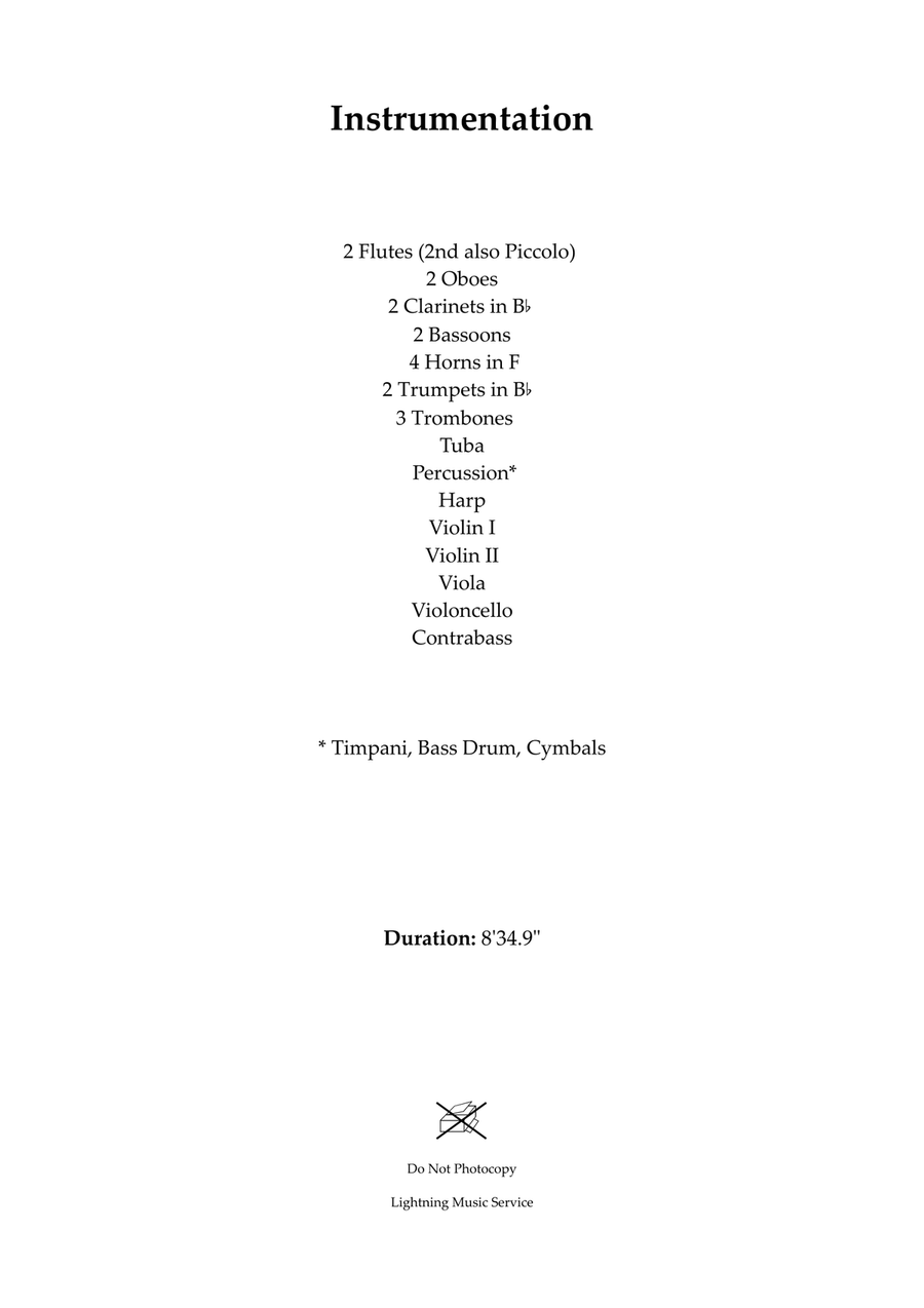 Luqman e Gabriele - A Symphonic Poem Full Orchestra scores gallery preview page 3