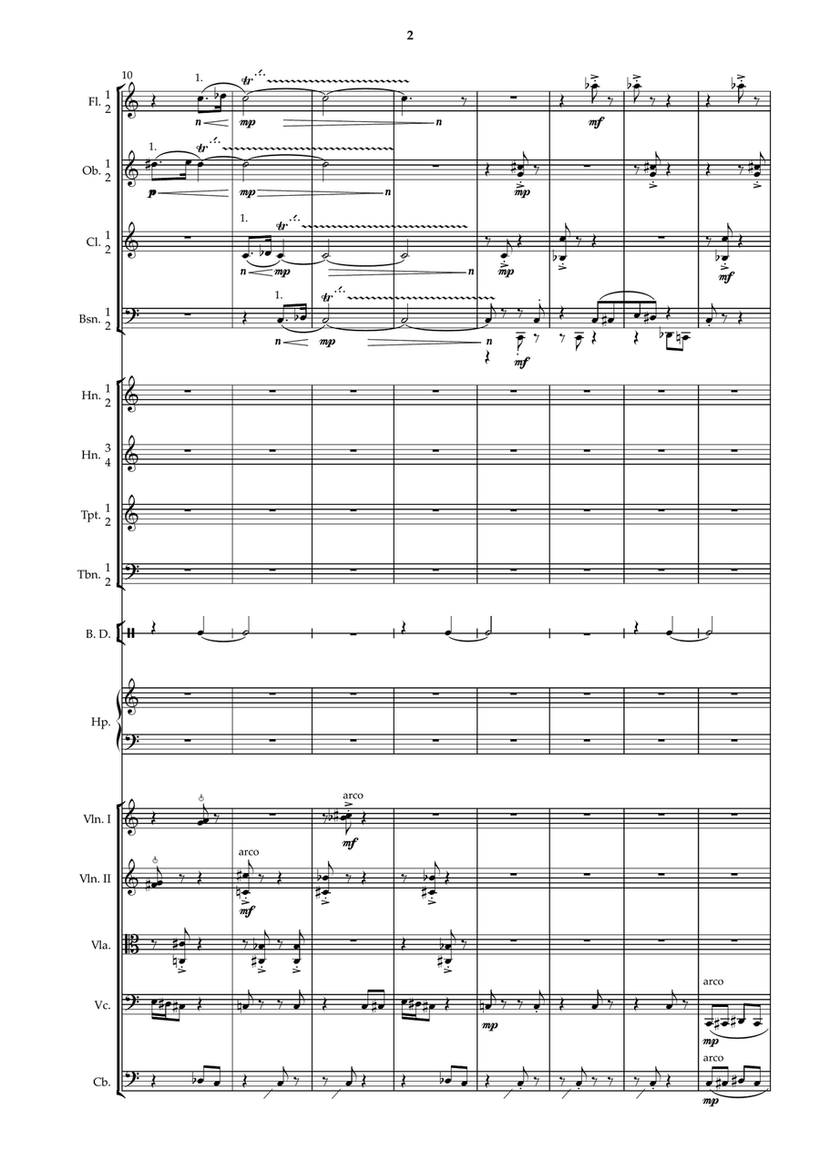 Luqman e Gabriele - A Symphonic Poem Full Orchestra scores gallery preview page 6