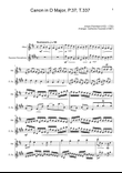Canon in D Major, P.37; T.337. Oboe and S. Sax