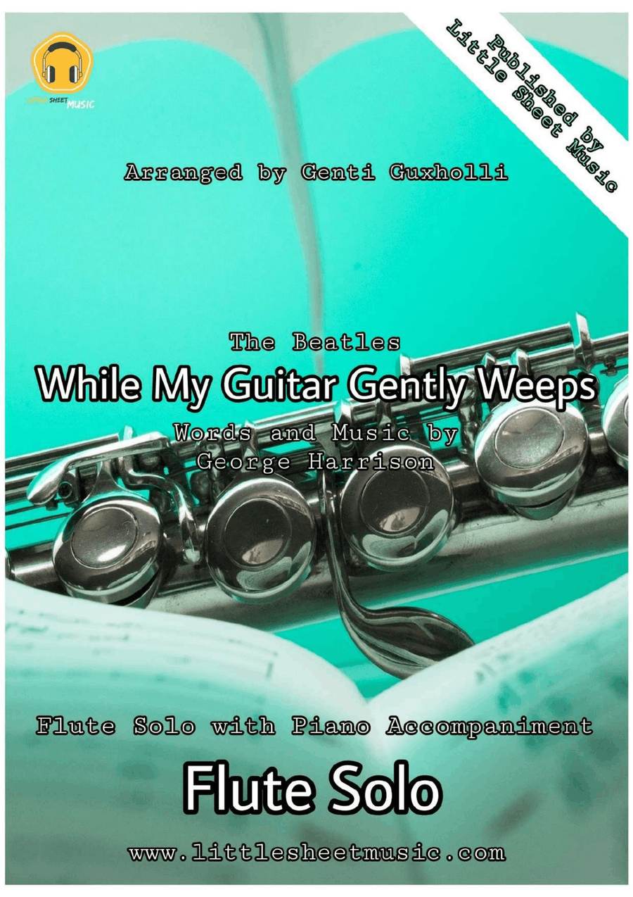 While My Guitar Gently Weeps Flute Solo scores gallery preview page 1
