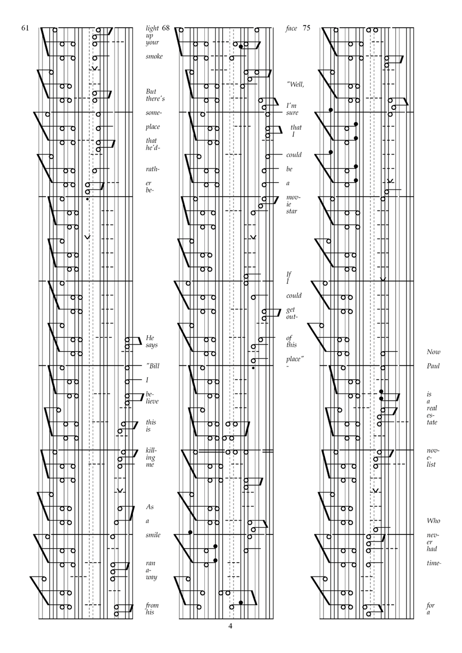 Piano Man Piano Man Piano, Vocal scores gallery preview page 4