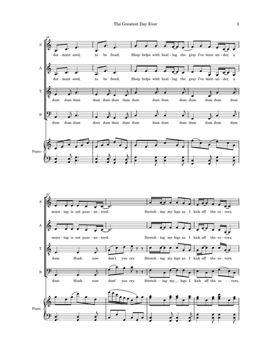 The Greatest Day Ever The Greatest Day Ever Divisi scores gallery preview page 3