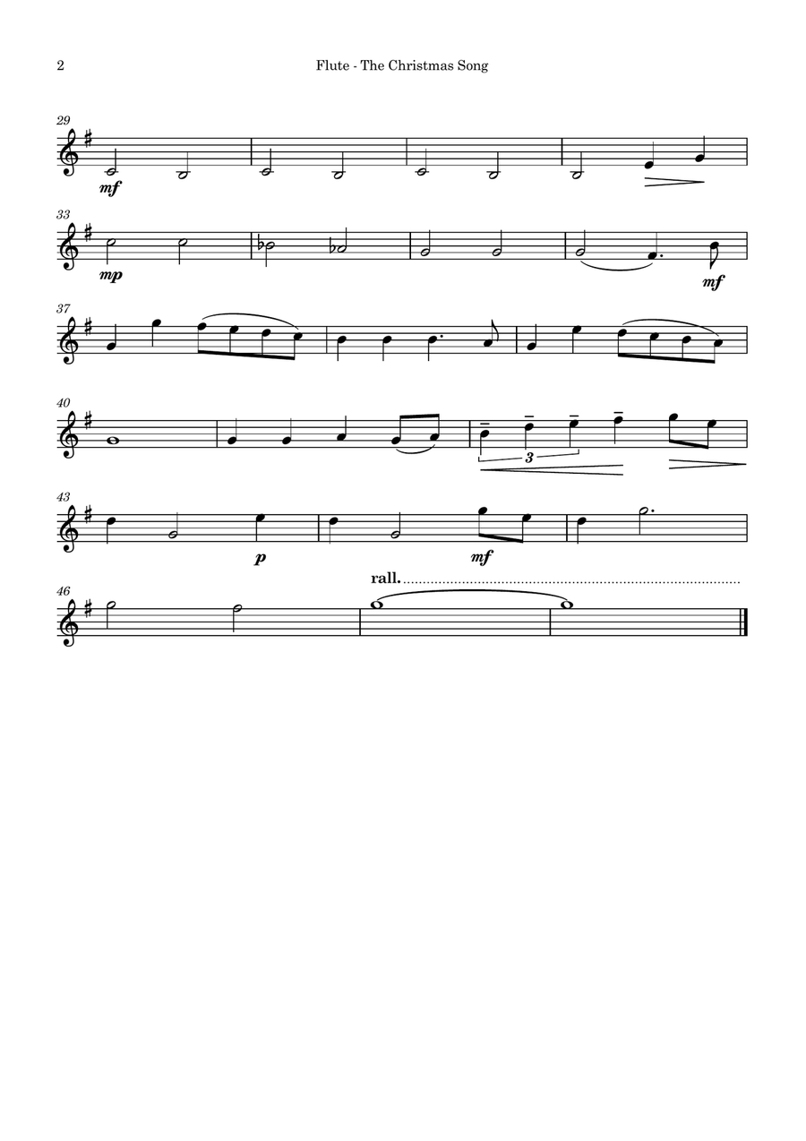 The Christmas Song (Chestnuts Roasting On An Open Fire) Woodwind Trio scores gallery preview page 5