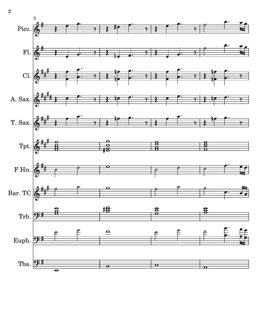 Revenge Marching Band - Digital Sheet Music page 2