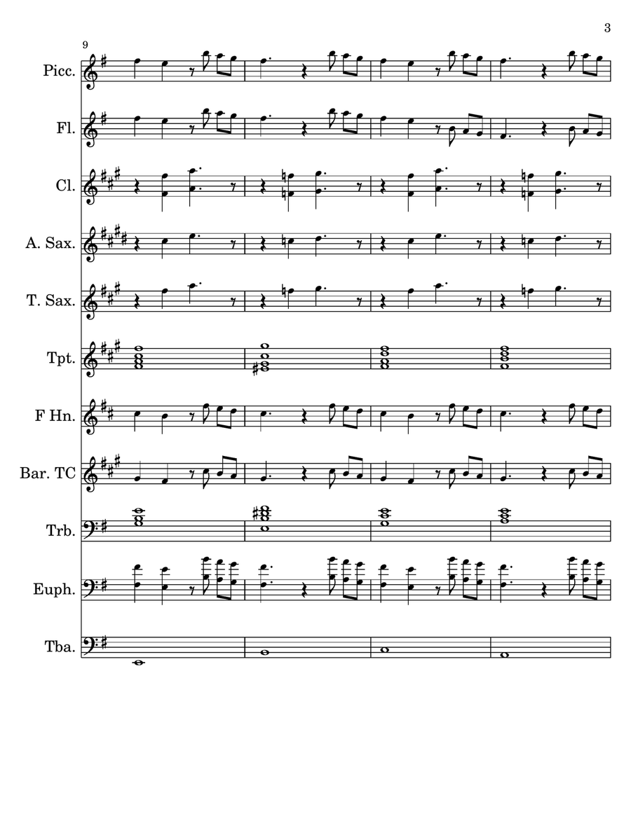 Revenge Marching Band - Digital Sheet Music page 3