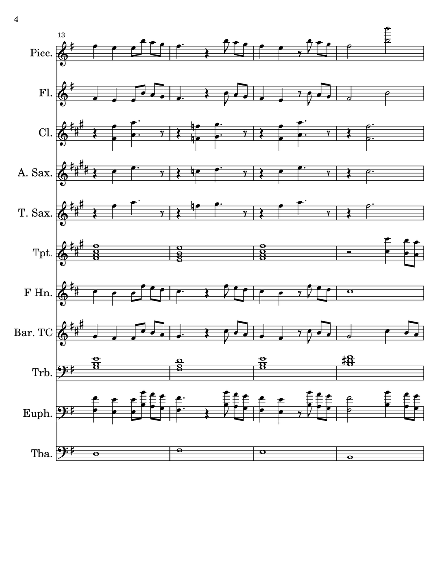 Revenge Marching Band - Digital Sheet Music page 4