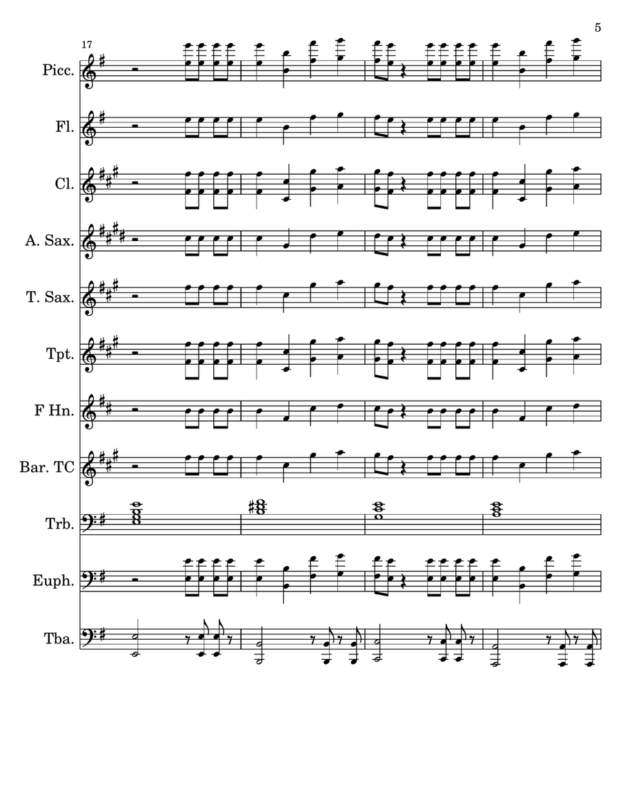 Revenge Marching Band - Digital Sheet Music page 5