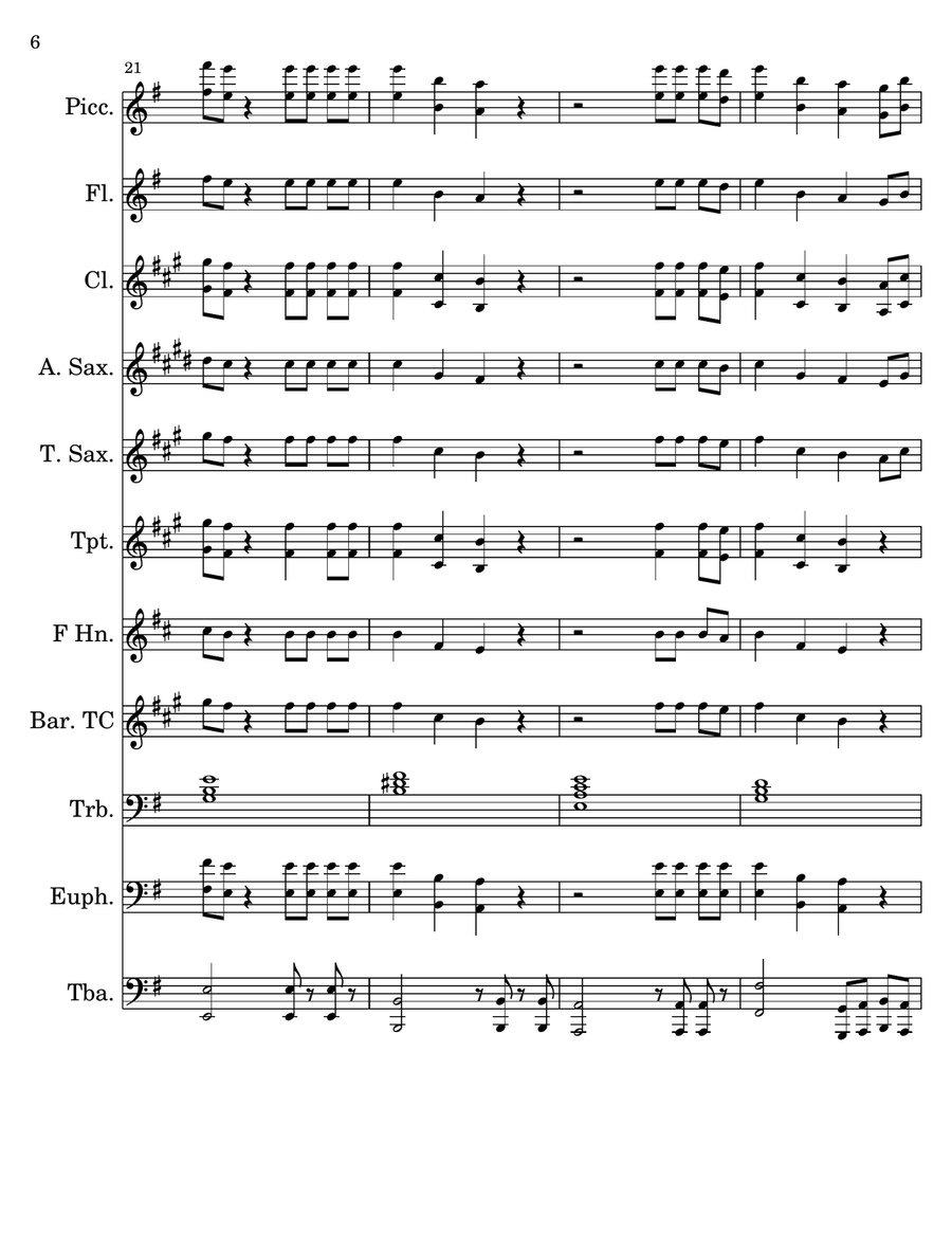 Revenge Marching Band - Digital Sheet Music page 6
