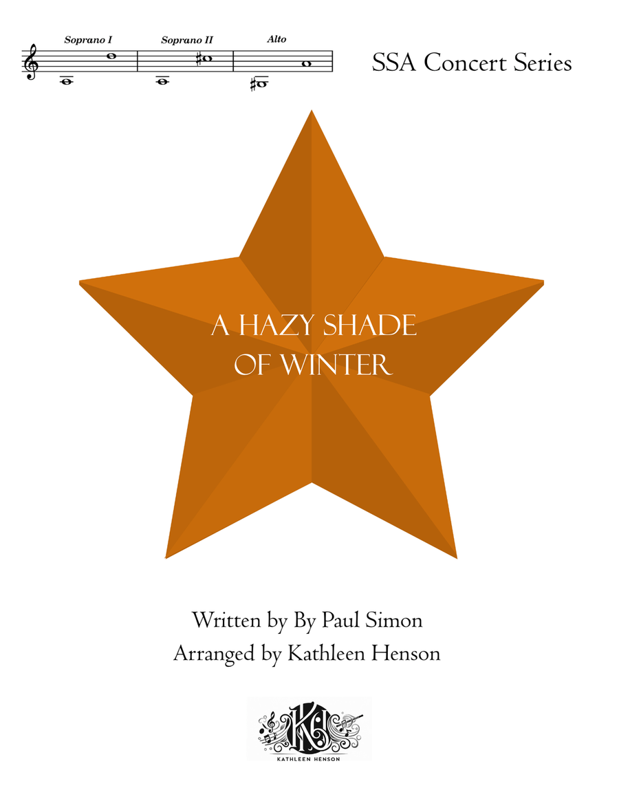 A Hazy Shade Of Winter SSA scores gallery preview page 1