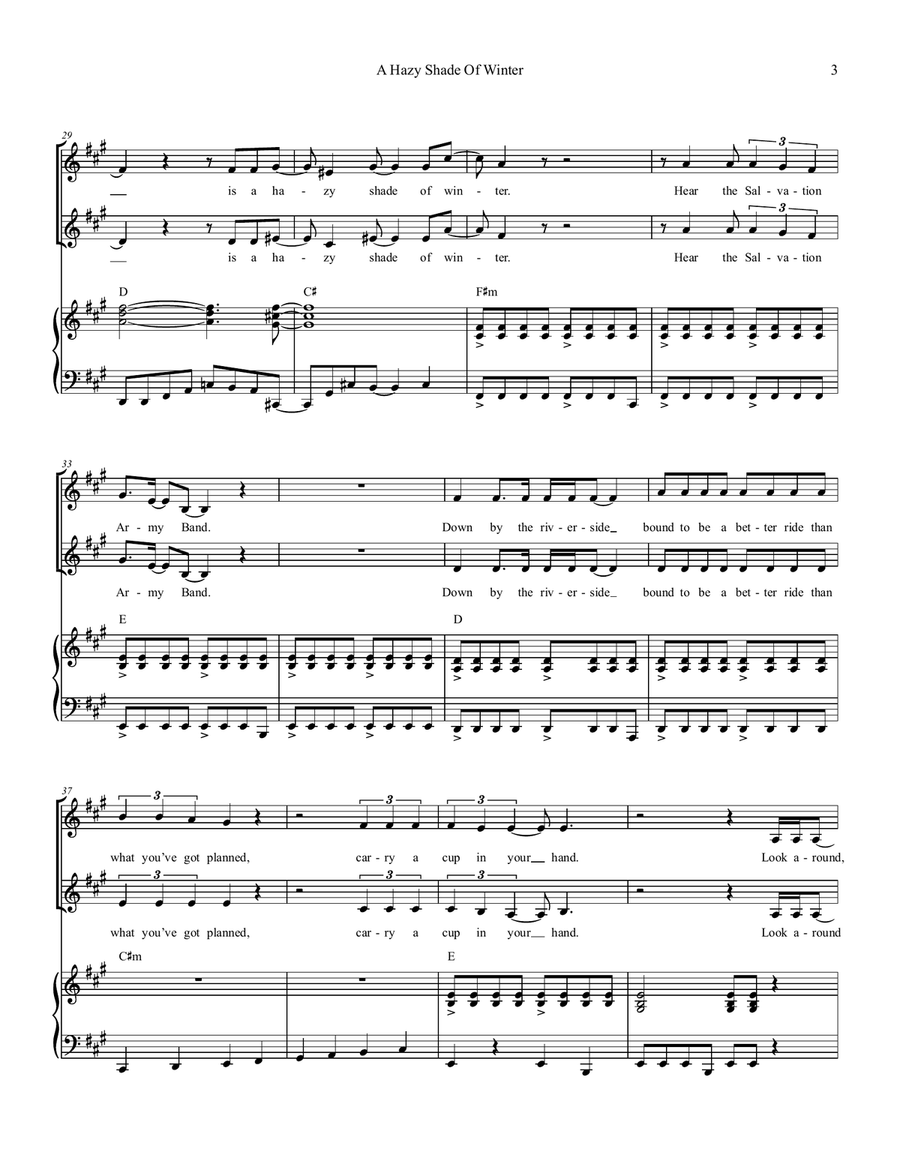 A Hazy Shade Of Winter A Hazy Shade Of Winter SA scores gallery preview page 4