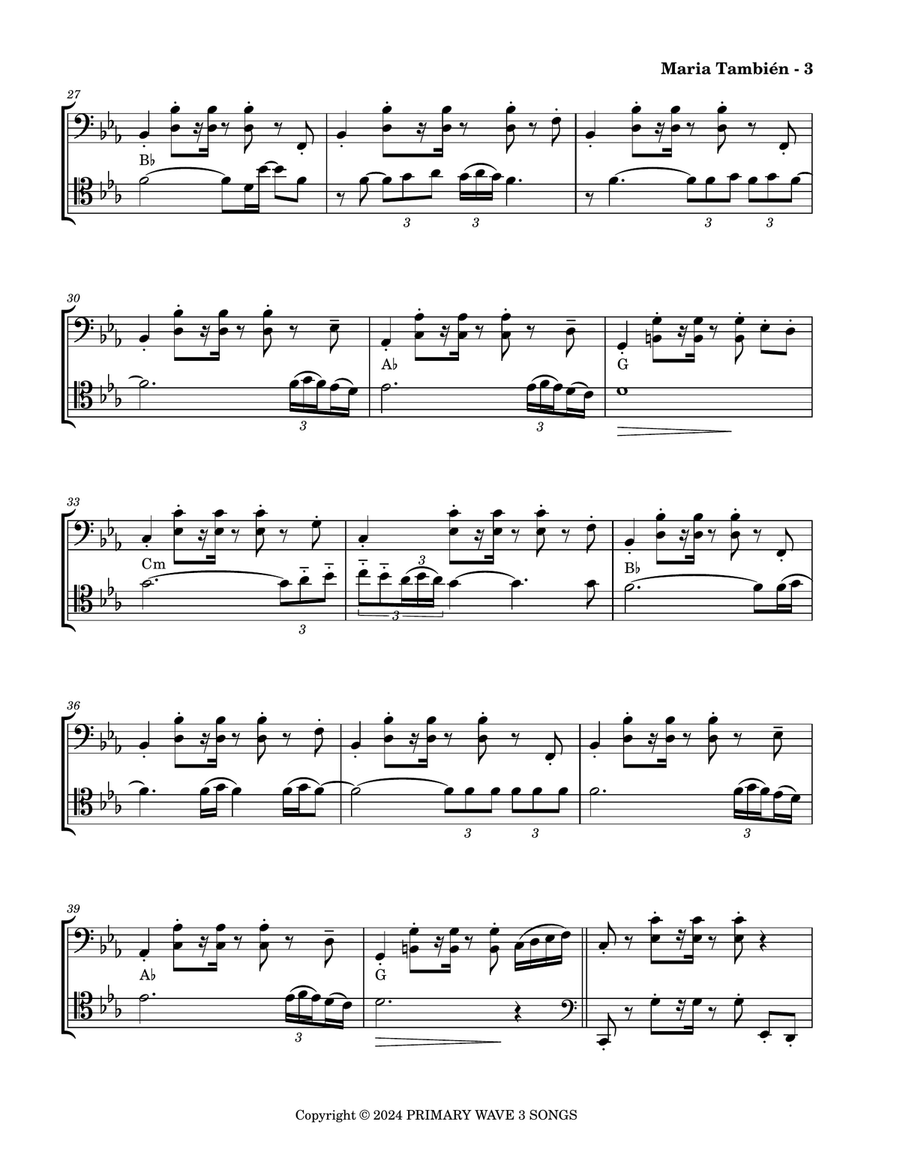 Maria Tambien (Live) Maria Tambien (Live) String Duet scores gallery preview page 5