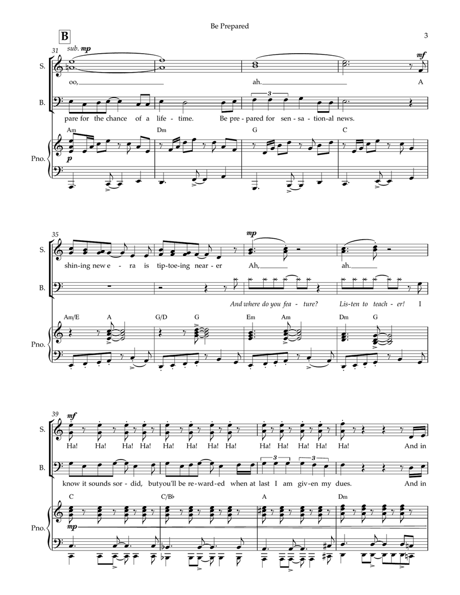 Be Prepared 3-Part scores gallery preview page 3