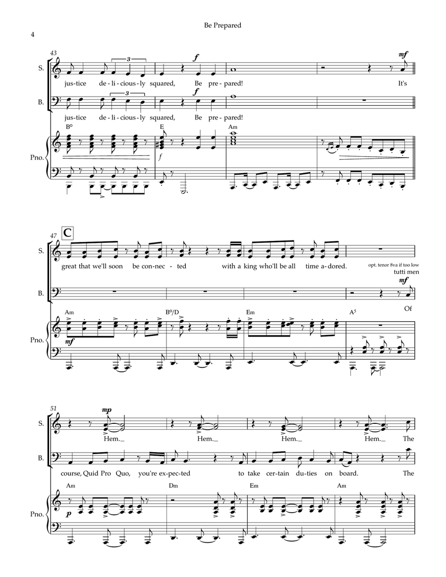 Be Prepared 3-Part scores gallery preview page 4