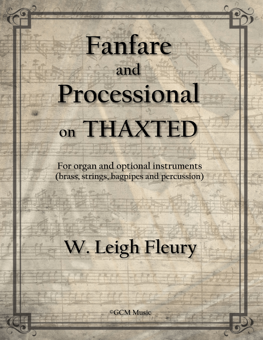 Fanfare and Processional on THAXTED Small Ensemble scores gallery preview page 1