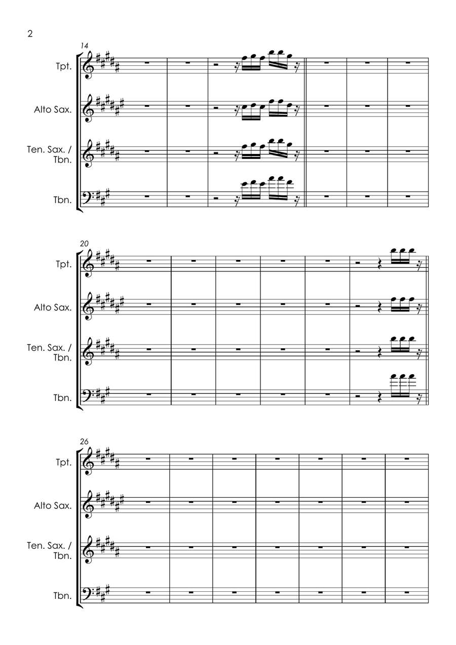 Shake Your Groove Thing Shake Your Groove Thing Small Ensemble scores gallery preview page 4