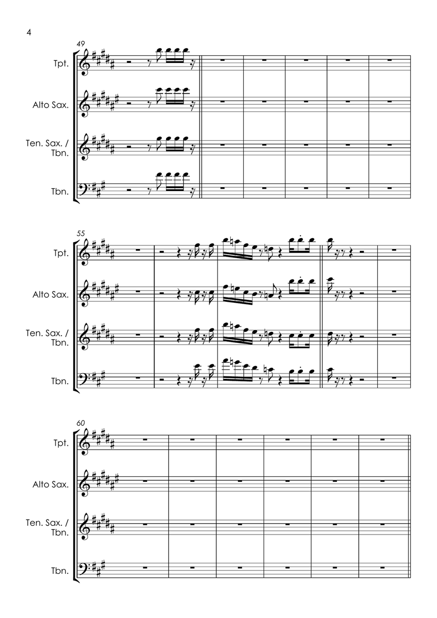 Shake Your Groove Thing Shake Your Groove Thing Small Ensemble scores gallery preview page 6