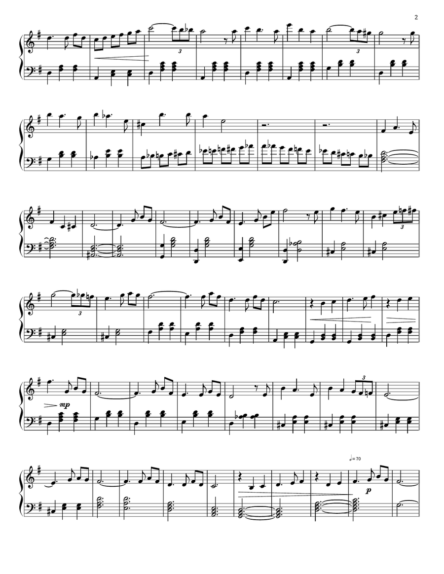 Married Life Married Life Piano Solo scores gallery preview page 2