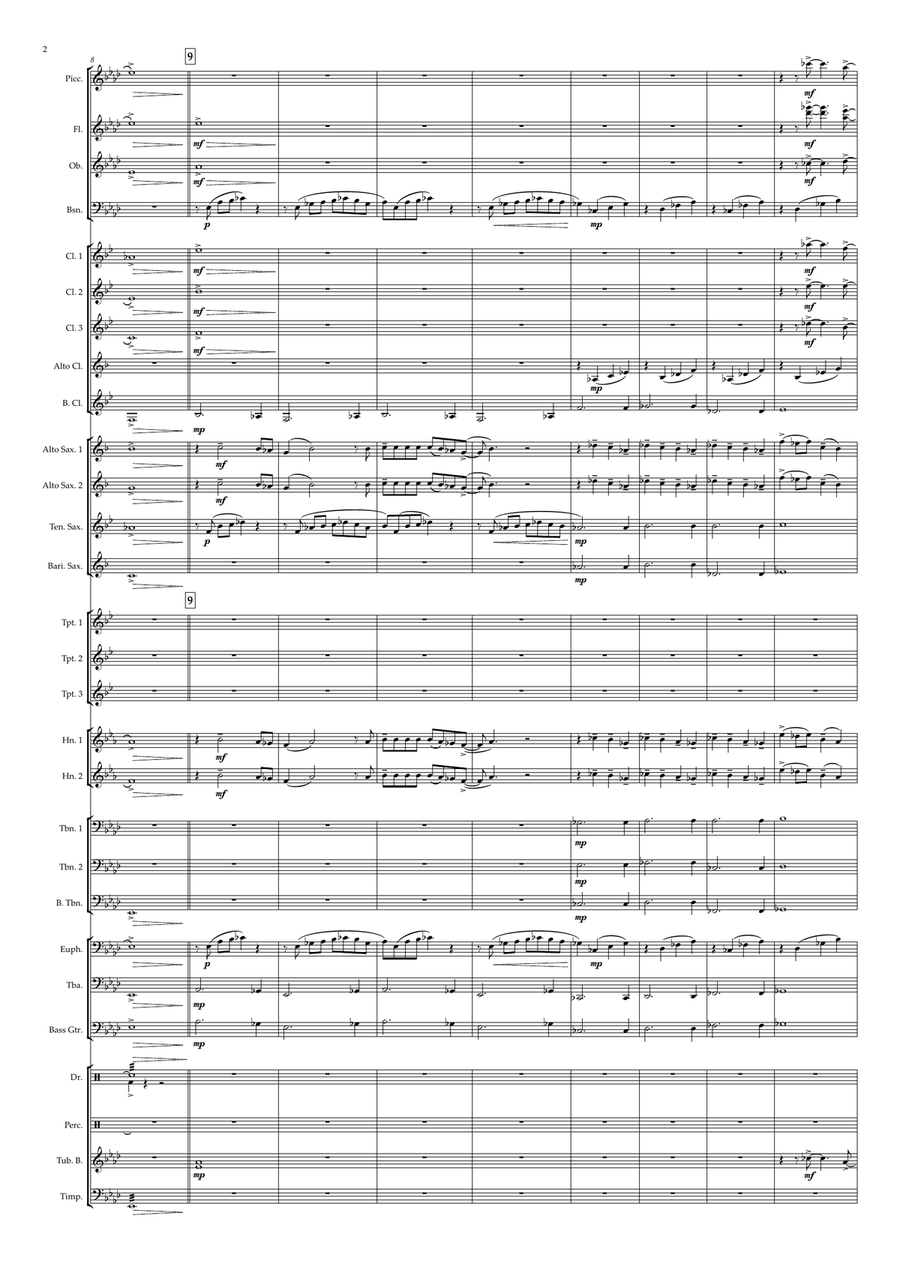 Nothing's Gonna Stop Me Now Concert Band scores gallery preview page 2