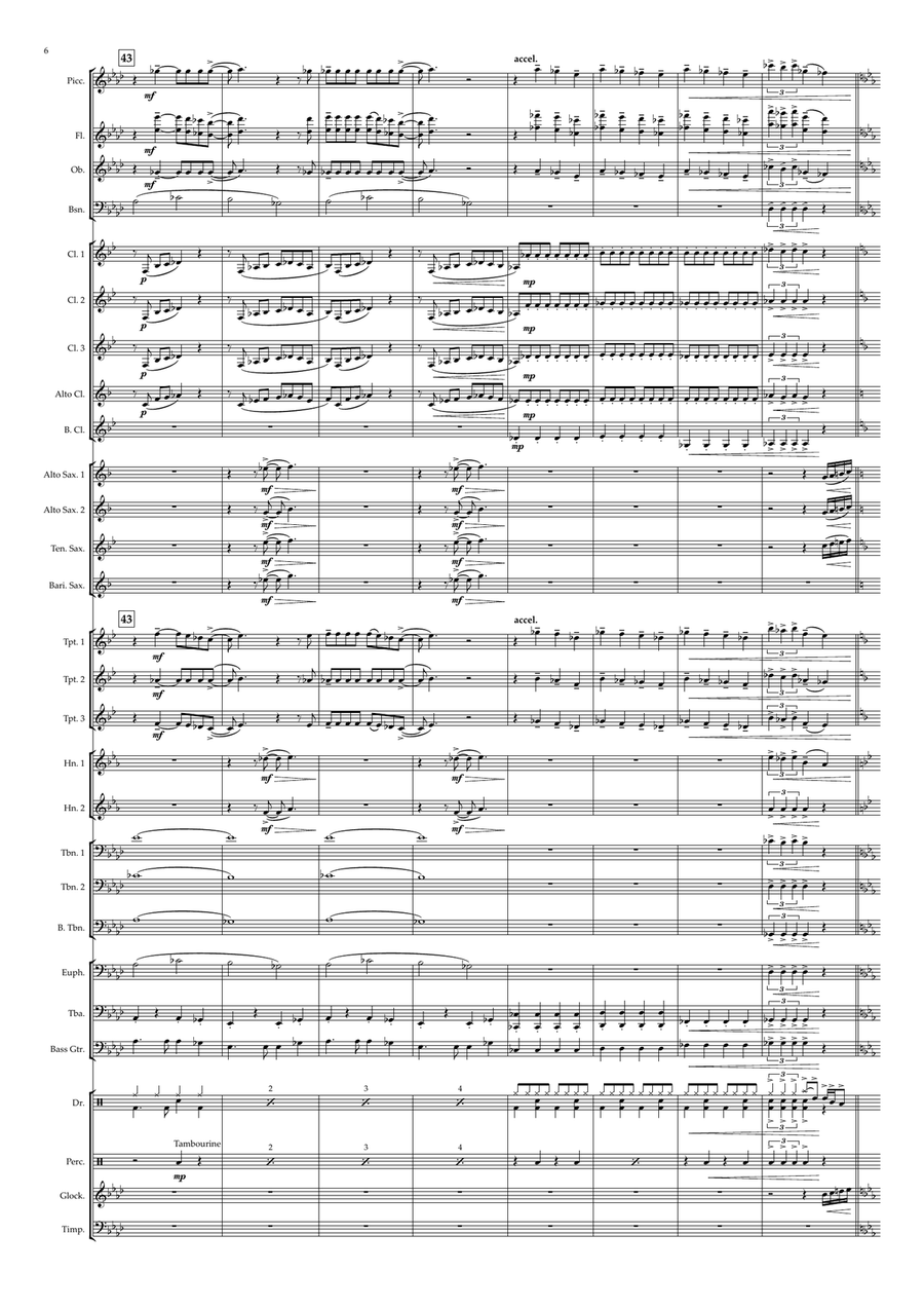 Nothing's Gonna Stop Me Now Concert Band scores gallery preview page 6