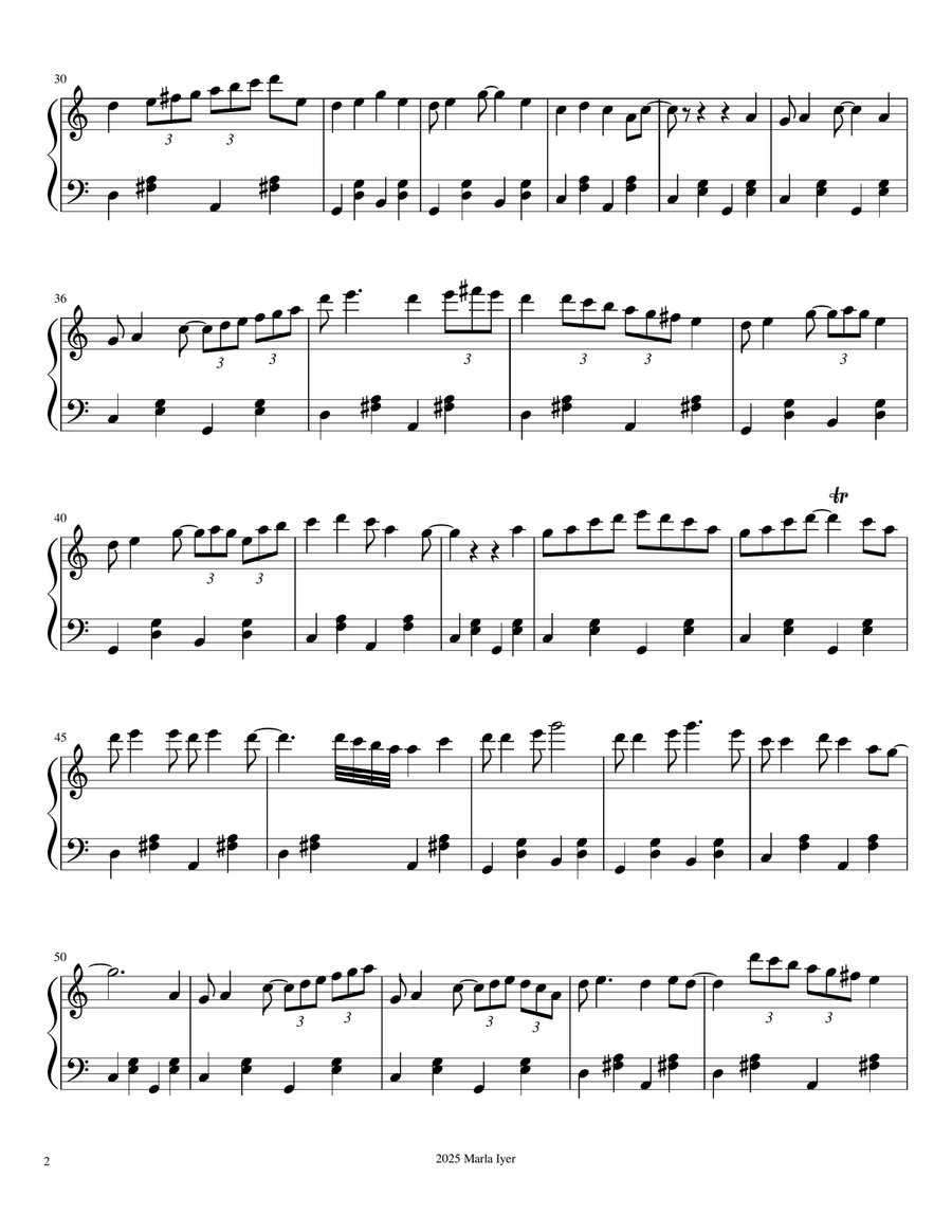 I'd Like To Teach The World To Sing Piano Solo scores gallery preview page 2
