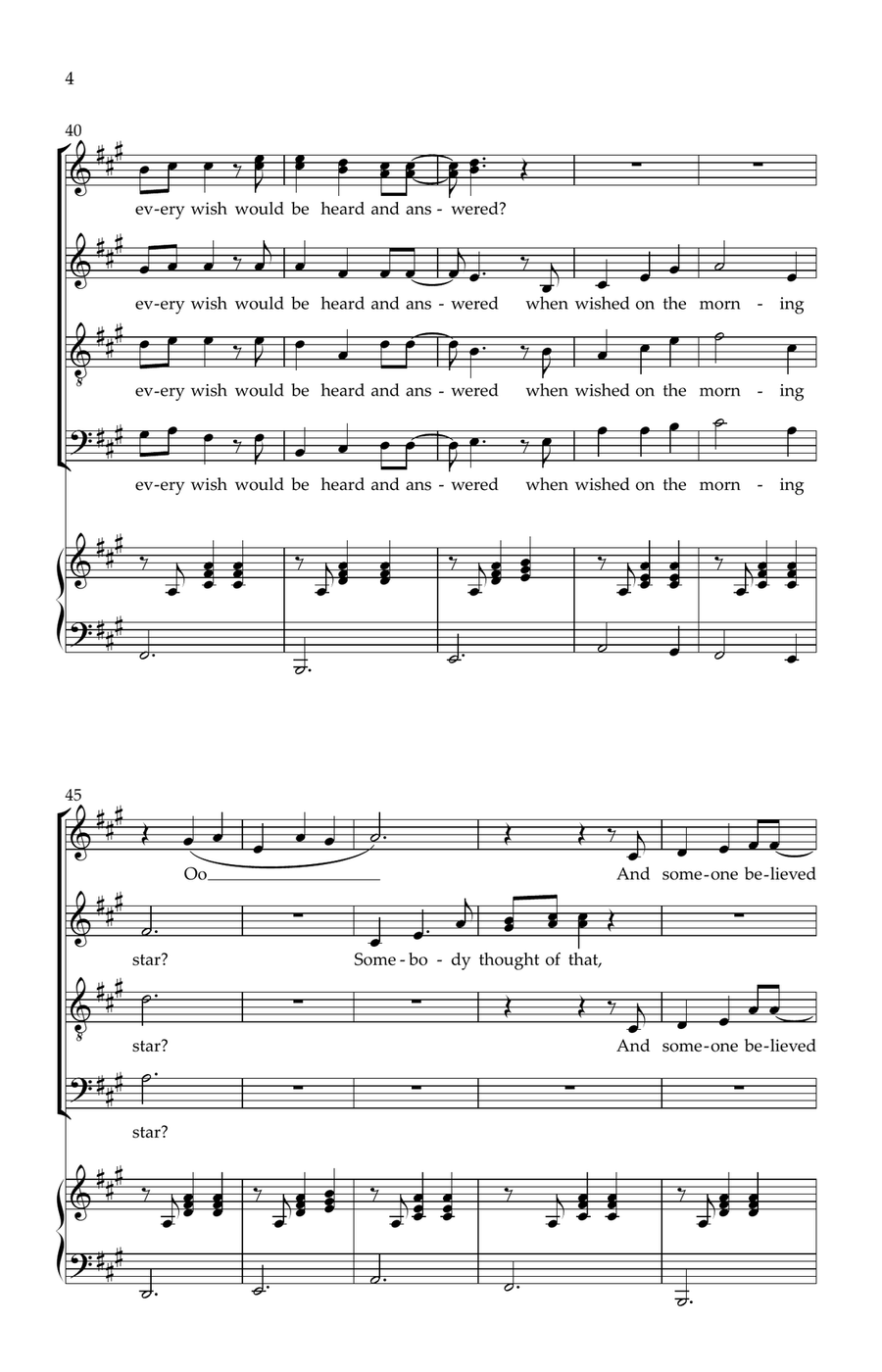 The Rainbow Connection The Rainbow Connection Divisi scores gallery preview page 4