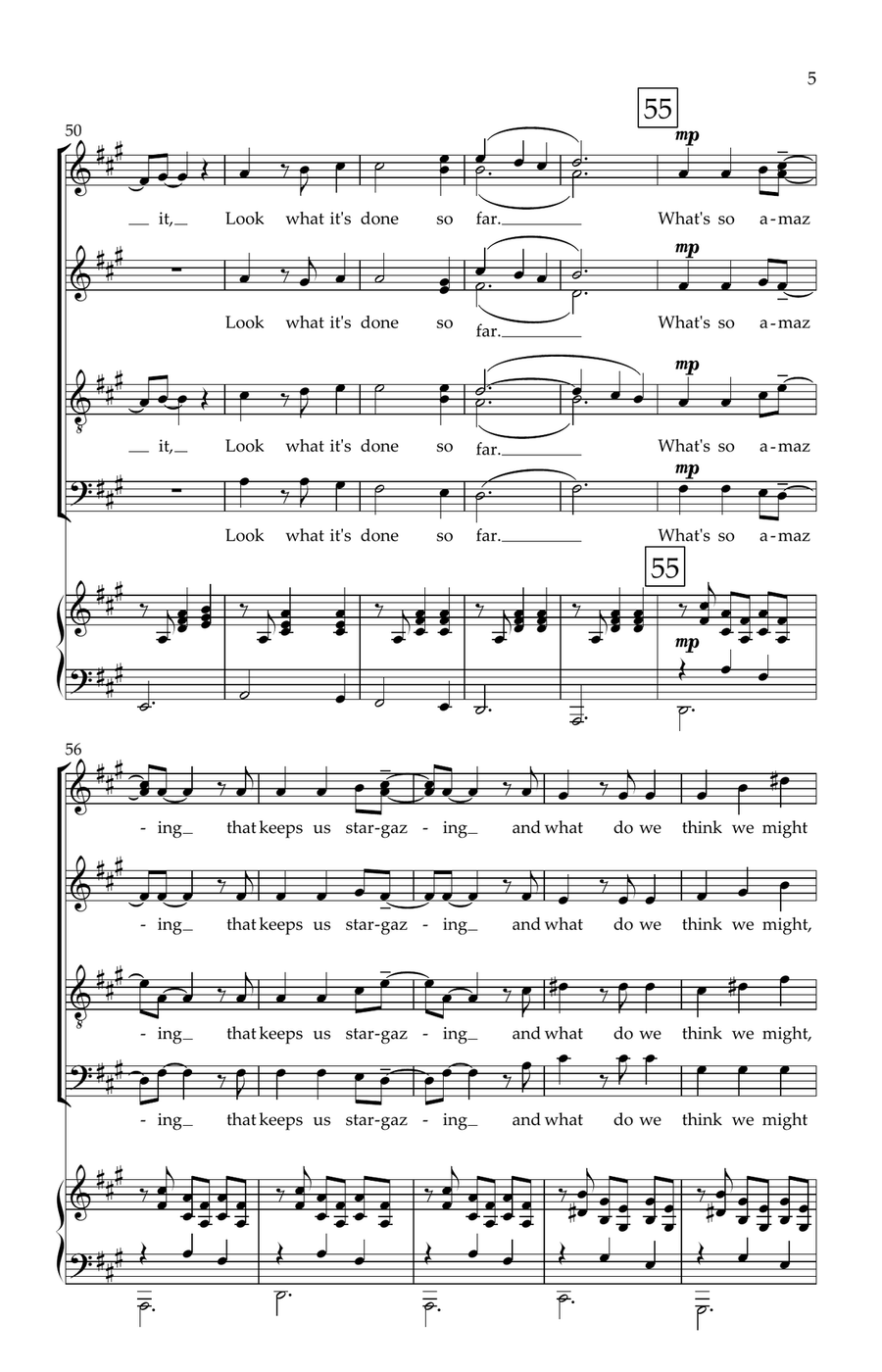 The Rainbow Connection The Rainbow Connection Divisi scores gallery preview page 5