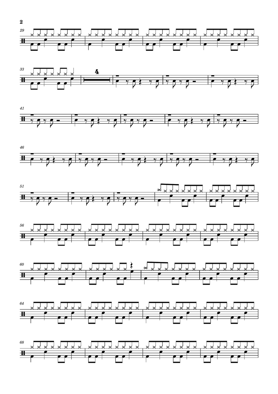 Rainy Day Drum Set scores gallery preview page 2