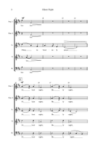 Silent Night Choir scores gallery preview page 4