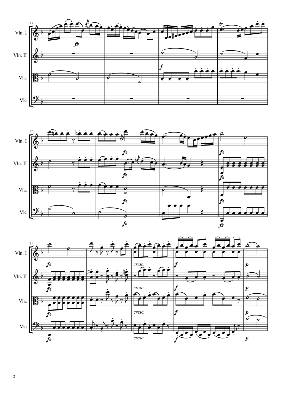 Haydn - String Quartet In D Minor Hob. III:76 (Op.76 No.2 - 