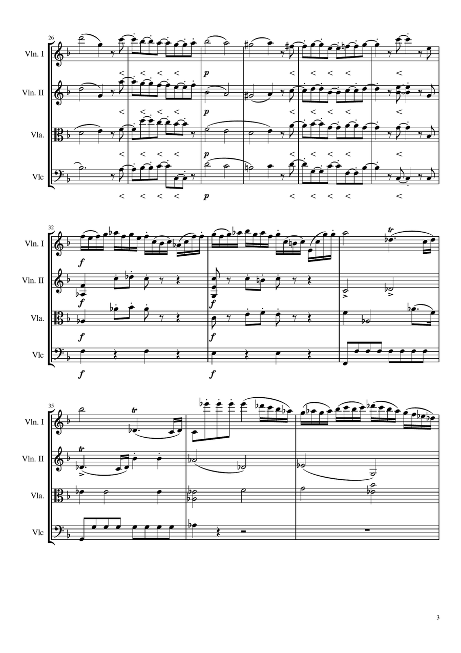 Haydn - String Quartet In D Minor Hob. III:76 (Op.76 No.2 - 