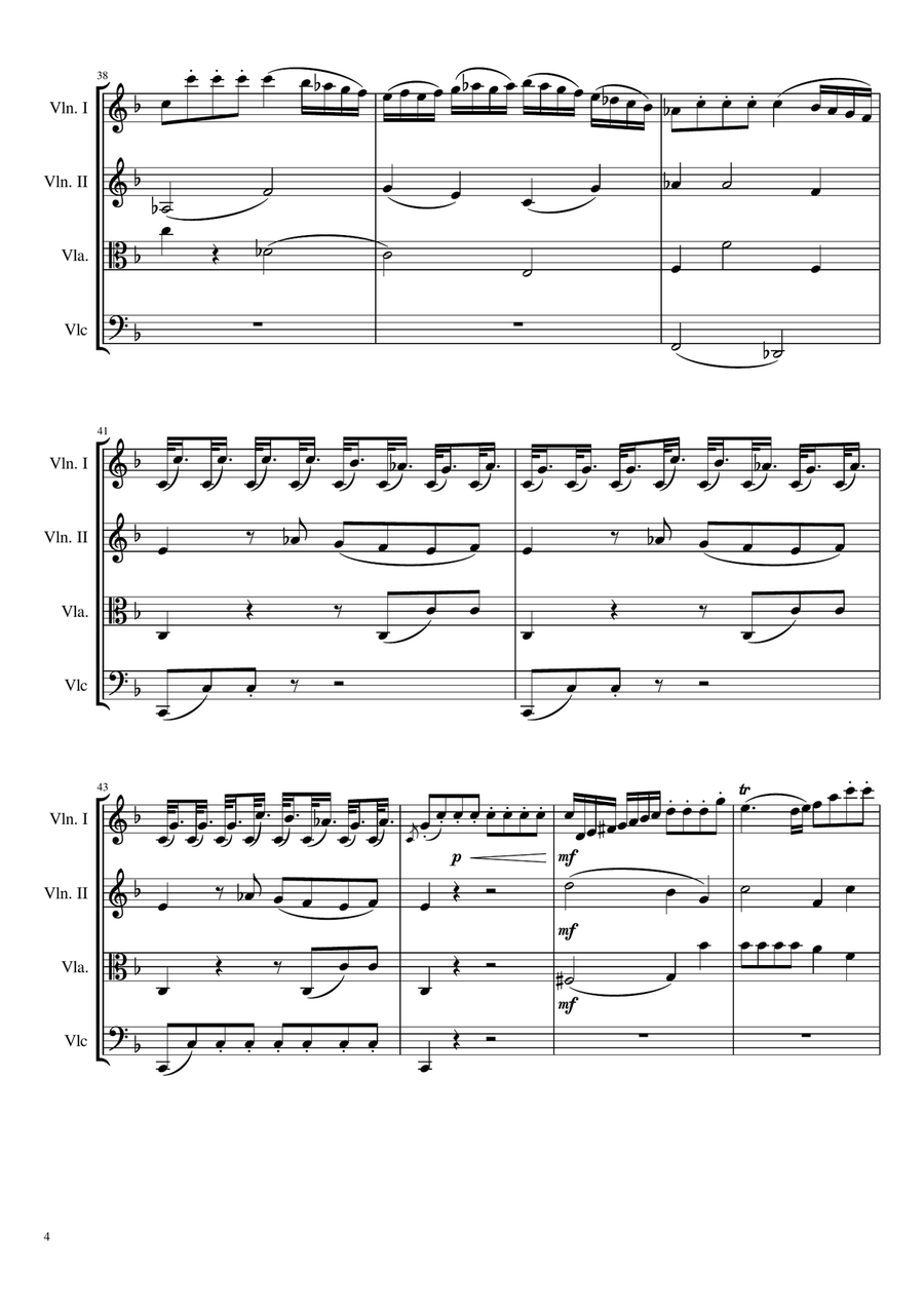 Haydn - String Quartet In D Minor Hob. III:76 (Op.76 No.2 - 
