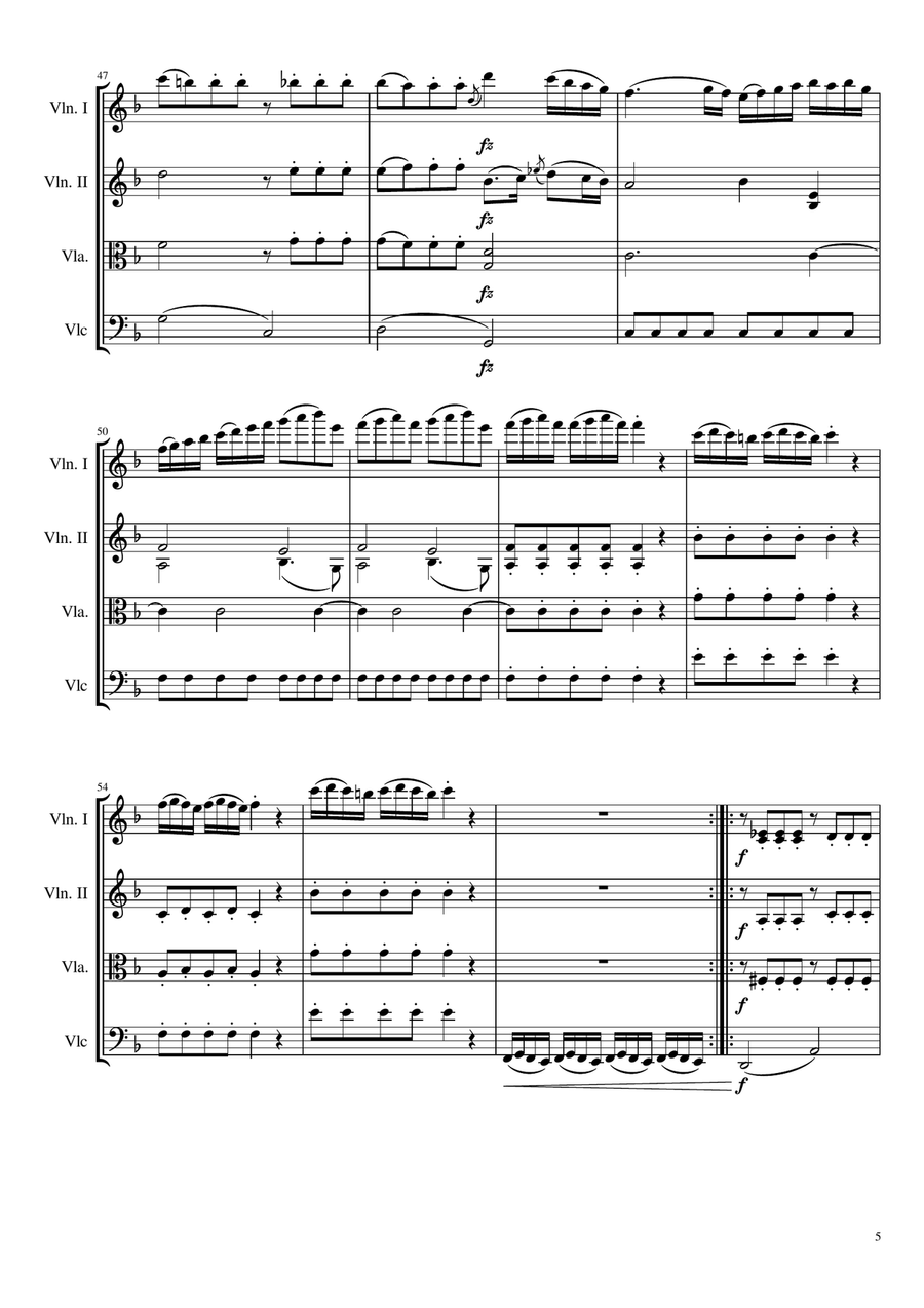 Haydn - String Quartet In D Minor Hob. III:76 (Op.76 No.2 - 