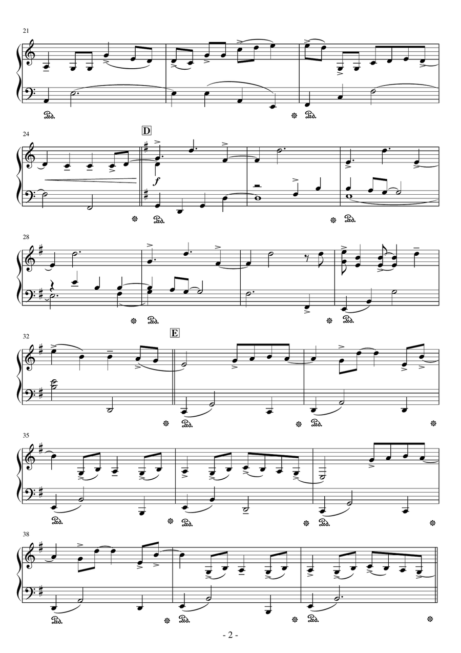 Tell Me It's You Easy Piano scores gallery preview page 2